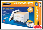 Bankers Box Heavy Duty File Boxes Letter/Legal 10-pack