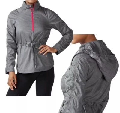 NWT Fabletics Danielle Women's Athletic Jacket Running Athleisure Gray Sz XL $90 - Image 1 of 4