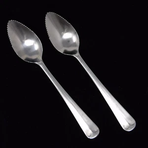2 Capco Stainless Grapefruit Spoons Citrus Fruit 18 - 0 Japan Serrated Vintage - Picture 1 of 6