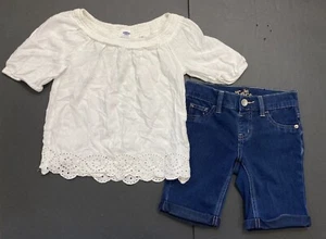 Girl's Old Navy & Zella Outfit Size 14 - Mint Fleece TNeck w/Black Legging EUC - Picture 1 of 7