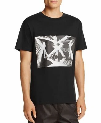 Camiseta Public School Agano Skyscraper gola redonda (preta, tamanho M) MSRP $160 - Imagem 1 de 2