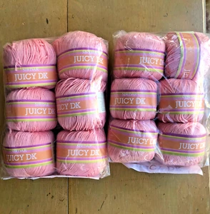 Lot of 12 SIRDAR Juicy DK Yarn - Col. 427 "Watermelon" - 600g NEW - Picture 1 of 8