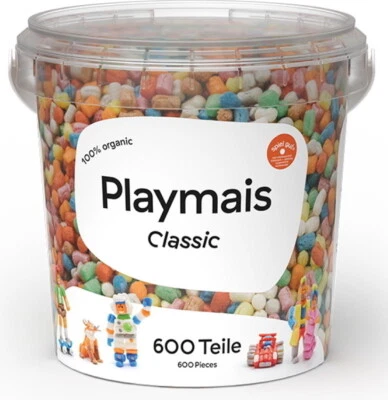 PlayMais Bastel Kreativität Bastelset Classic BASIC 600 im Eimer ab 3 160976