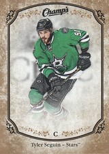 2015-16 Upper Deck Champ's Hockey Gold Variant Front #202 Tyler Seguin SP