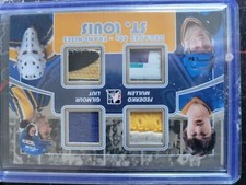 2011-12 ITG In The Game QUAD Patch - Gilmour Liut Mullen Federko F-16 SILVER