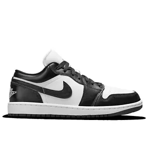 Scarpe basse Nike Air Jordan 1 panda bianche e nere taglia UK 4.5_5.5_6.5 - Foto 1 di 7