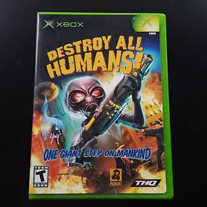 Destroy All Humans! Xbox, CIB, Original Manual, Tested & Working - Picture 1 of 17