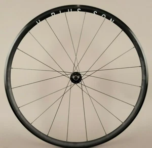 H Plus Son Archetype Black Rim DT Swiss 240 Hub 20h Front Wheel 700c rim brake - Picture 1 of 4
