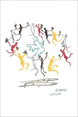 Pablo Picasso "Dance of Youth" Poster Large: 24"x36" Modern Art Wall Print, New - Image 1 of 2