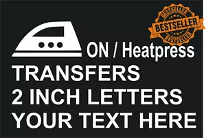JUEGO DE 5 LETRAS 2" PARA FUTBOL Pantalones Cortos / Tops / EN BLANCO / Planchar / Heatpress - Imagen 1 de 9