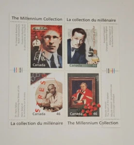 Canada 2000 Millennium- Medical Innovators #1822 Pane of 4 - Picture 1 of 1