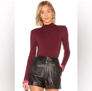 $148 Splendid x MARGHERITA Dolce Vita Turtleneck Shirt Size Small - Picture 1 of 8