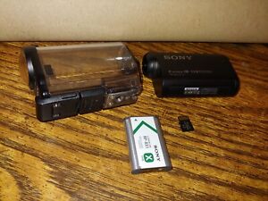 Sony HDR-AS20 Full HD Action Camera WiFi SteadyShot Black SD,BAT,CASE No Charger