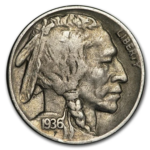 1936 - Buffalo Nickel - G/VG Cover