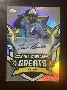 2025 Topps MLB All-Star Game Greats Auto Card Tim Raines /50 🔥Expos Rare! - Picture 1 of 2