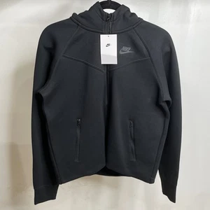 Neu mit Etikett Nike Sportswear Tech Fleece Hoodie groß Kinder Gr. XL schwarz FD2979 010 UVP 105 $ - Bild 1 von 16