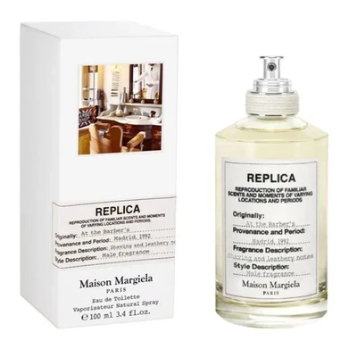 Nuevo At The Barber's Eau De Toilette EDT 3,4 oz Spray para Hombre 100 ml Foto 1 de 3