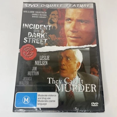 Incident On A Dark Street /They Call It Murder DVD Brand New Sealed PAL - image 1 of 4