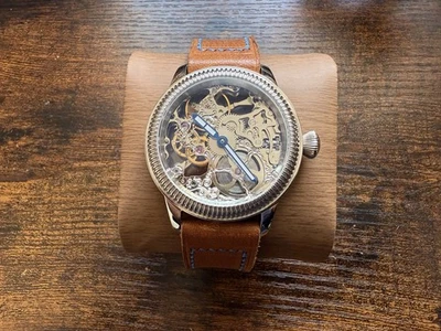 Reloj Esqueleto a Medida - Correa Hecha a Mano  Foto 1 de 4