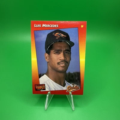 1992 Donruss Triple Play - Luis Mercedes #145. Orioles. E3 - Image 1 of 2