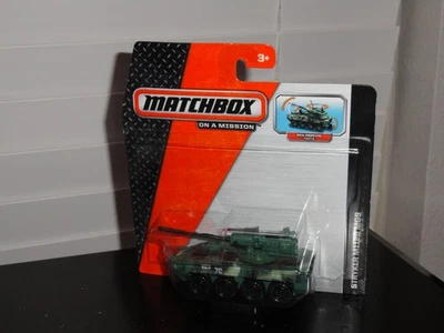 MATCHBOX 2013 ON A MISSION REAL WORKING PARTS STRYKER M1128 MGS DIECAST VEHICLE - Image 1 of 4