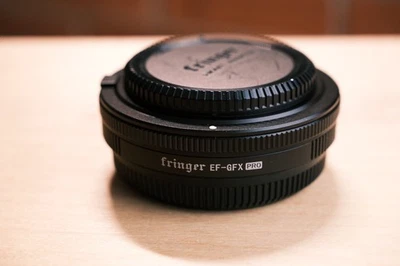 Adaptador de lente Fringer EF-GFX Pro AF para lente Canon EF para câmera Fujifilm GFX - Imagem 1 de 4