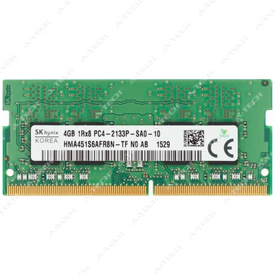 Hynix 4GB DDR4 2133 MHz PC4-17000 1Rx8 SODIMM Laptop Memory RAM HMA451S6AFR8N-TF - Image 1 of 2
