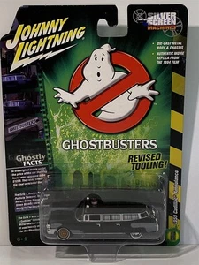 GHOSTBUSTERS Modello 8cm AMBULANZA NERA PRE ECTO 1959 1:64 Johnny Lightnining - Foto 1 di 3