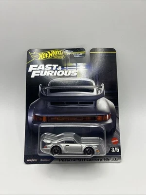 2025 Hot Wheels Fast & Furious смесь 4 #3 Porsche 911 Carrera RS 3,8 серебро | FSC - Изображение 1 из 4