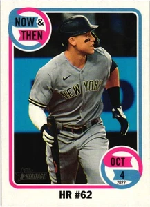 2023 Topps Heritage Now And Then  - Aaron Judge (NT-20)  New York Yankees - Picture 1 of 2