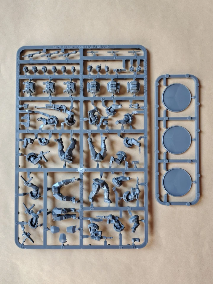 Stahltruppen Heavy Infantry (3 figs) - Konflikt 47 Warlord Games Axis