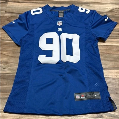 Camiseta deportiva para mujer New York Giants Nike On Field Jason Pierre-Paul azul NFL #90 M Foto 1 de 4