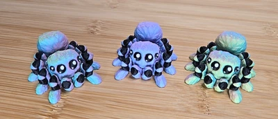 Mini Spider Pacote de Brinquedo Articulado Flexi Fidget Impresso em 3D Impresso! Brinquedo de mesa - Imagem 1 de 4