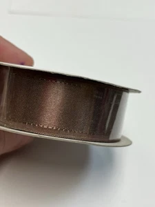 Chocolate Chip Brown Stampin Up Satin Ribbon 15 Yards 1/2” Sealed #6207 - Picture 1 of 3