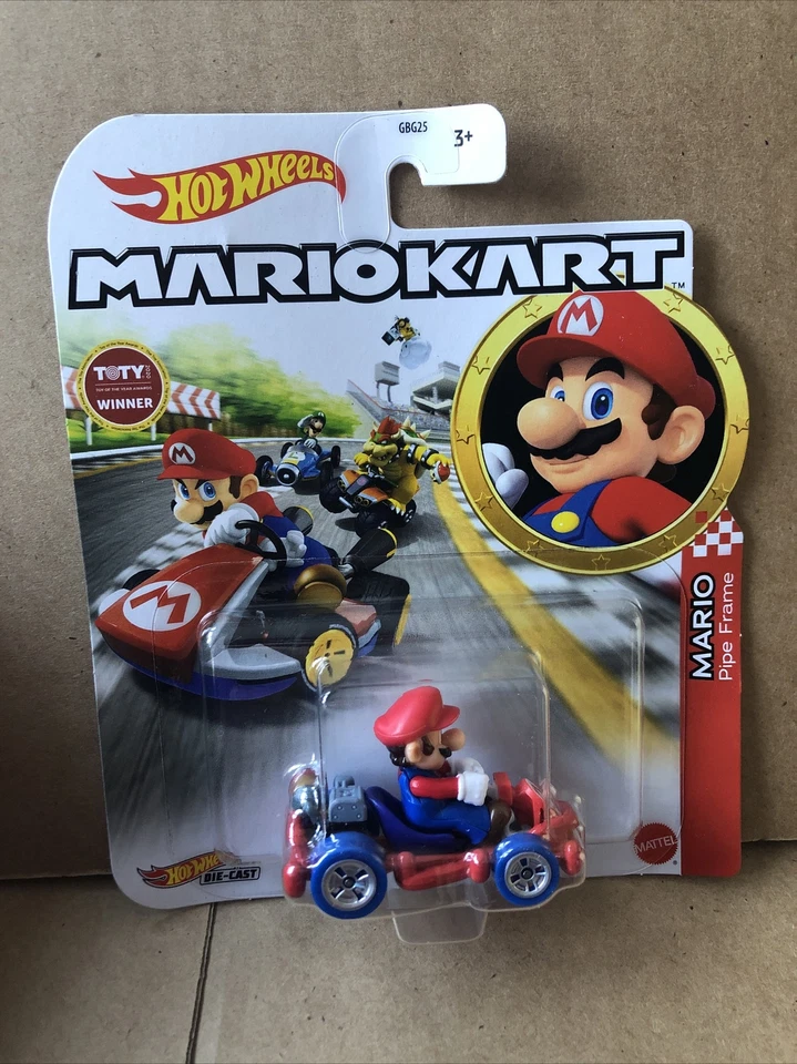 HOT WHEELS DIECAST - Mariokart - Mario - Pipe Frame - Combined Postage - Image 1 of 1