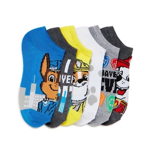 Paw Patrol Boys Small Low Cut No Show Socks Shoe Size 4.5-8.5 - Picture 1 of 2