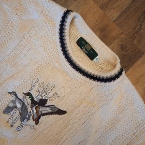 Orvis Mallard Duck Hunting Cotton Sweater womens Size XL - Picture 1 of 7