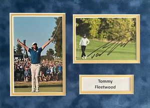 Tommy Fleetwood Hand Signed A4 Mounted Photo Display Golf Autograph 2 - Picture 1 of 1