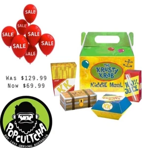 SpongeBob SquarePants - Krusty Krab Meal ReAction 3.75” Action Figure 4-Pack - Picture 1 of 6