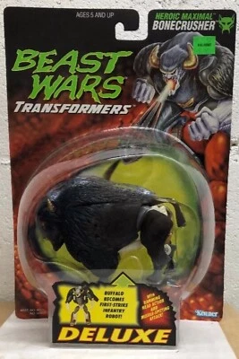 Transformers Beast Wars Deluxe Bonecrusher Heroic Maximal Buffalo Kenner MOC - Image 1 of 2