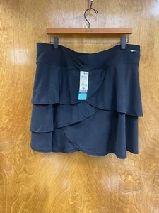 Women NWT "Ideology" blk layered SKORT. Size 1 - Picture 1 of 2