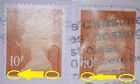 2 Gb Used Machin 10P Error/Variety Security 2012 Stamps M12l Mail Uslits Hi/Lo