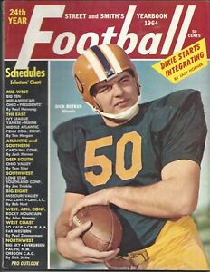 1964 Street & Smith Football magazine Dick Butkus Illinois Fighting Illini VG