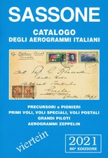 SASSONE 1 CATALOGO DEGLI AEROGRAMMI ITALIANI 2021