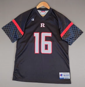 VINTAGE Champion Rutgers University Youth Football Jersey Size Large Made in USA - Picture 1 of 10