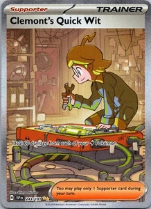 Clemont's Quick Wit 243/191 Sv08: Surging Sparks Holo - Picture 1 of 1