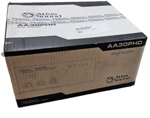 NIB Atlas Sound AA30PHD 3-Ch 30W Mixer Amplifier 25V/70.7V Variable Controls - Picture 1 of 6