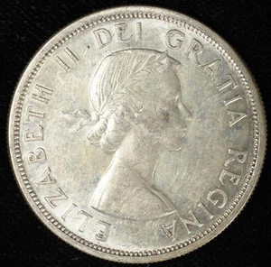 1959 Elizabeth II Dei Gratia Regina Canada Dollar - Picture 1 of 2