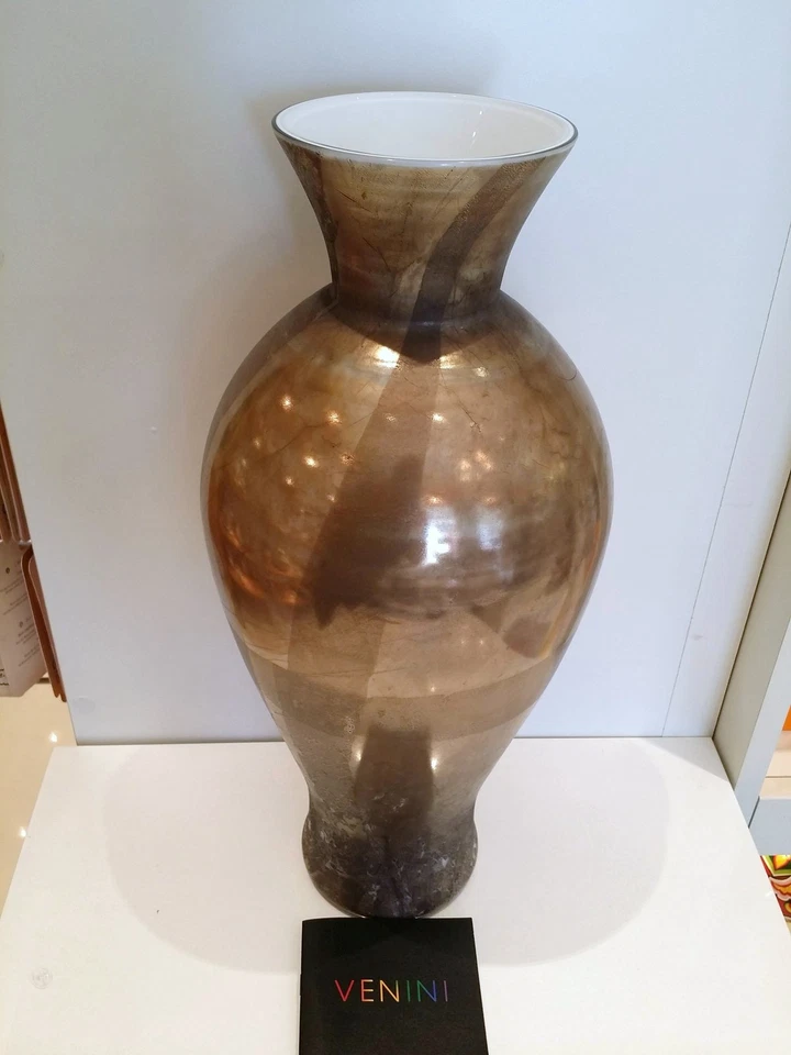 Venini Lucenti 707.52 - Lucenti Venini - Porte Fleurs Murano - Vase