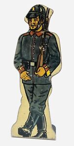 MARX Bersaglieri Italian Vintage Foot Soldier Tin Litho Army Figure DH22
